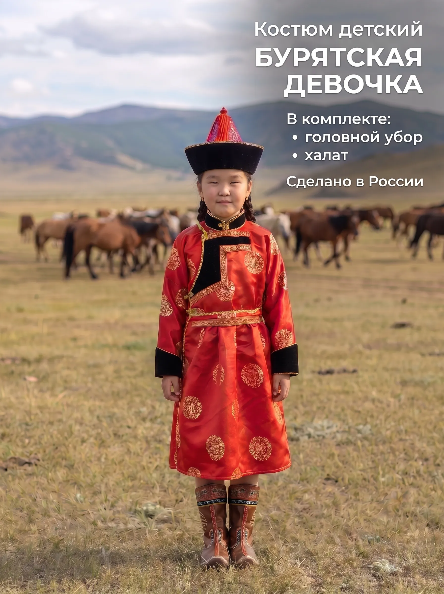 Бурятская девочка