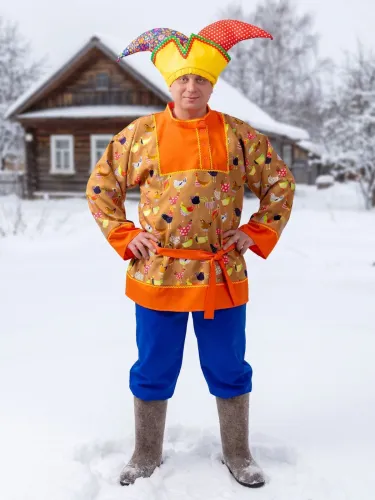 Рубаха Масленица беж